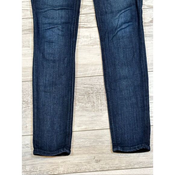 Express legging high-rise dark denim jeans size 0R - Picture 3 of 11
